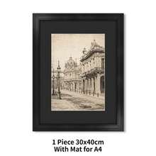 Mosearon 1pc 12x16 Photo Frame, A5 Photo Frame, A4 Poster Frame, A3 Wooden Photo Frame, Vintage Home Decor, Room Decor, Wall Decor, Gift For Friends, Made Of Artificial Board And Shatter-Resistant Organic Glass - Wooden Photo Frame - View 13