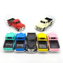 Alloy Pickup Truck Model, Alloy Sliding Toy Car, Realistic Sports Car Model, Boys Collectible Mini Racing Car - Green - View 1