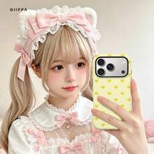 [24h Shipping From DE/FR/ES]Apple 17 16  22 23 24 25 26 Galaxy Phone Case: GllPPA WILDCLAN Matte Yellow Heart 2 In 1 With Film/Durable Dual-Layer Case/Superior Protection/Durable/Case For IPhone 17/16/15/14/13/12/11/8/7 Pro Max/Plus/Mini/XS/XR/17e/Compatible With  Galaxy - 1 Piece Of Picture Color - View 5