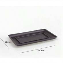 Square And Rectangular Imitation Purple Clay Planters, Bonsai Pots, Small Potted Plant Plastic Containers, Succulent Plant Pots - A - View 17