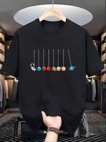 Men T-Shirts - Black - View 1