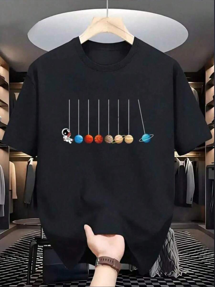 Men T-Shirts - Black - View 1