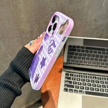 Collage de luna de lavanda púrpura de Sanafunda de teléfono Fundas compatibles con ,Apple,VIVO,OPPO,,, y Honor.Fabricadas en silicona TPU,ofrecen protección contra golpes y caídas. - Morado - Ver 5