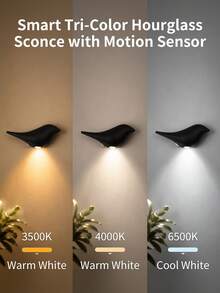 1pc Stick-On Motion Sensor LED Wall Sconce, Cordless Battery On/Off Night Light With Dusk Dawn Sensor & Night Mode, Minimalist Rechargeable Mini Corner Lamp,Decorative Wireless Induction Wall Lighting Fixture For Hallway,Staircase Closet Bathroom - Normal - View 8