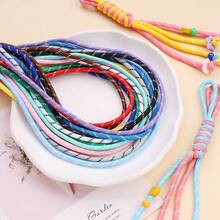 10 Metros de Cuerda Multifuncional para Paraguas para Hacer Pulseras y Collares, Cuerda Tejida de Colores para Proyectos DIY, Pequeñas Joyas, Llaveros, Encantos de Bolsas, Cuerdas de Macramé - Patrón de puntos - Ver 7