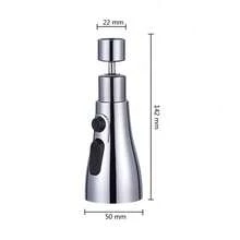 1/2pcs 3-In-1 Kitchen Faucet Extender, 360° Rotating Pull-Out Kitchen Faucet, Multi-Function Powerful Rinse & Pressurized Kitchen Accessory - Multicolor - View 6