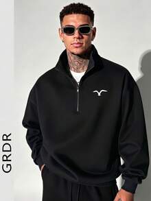 GRDR Men Sweatshirts - Black - View 4