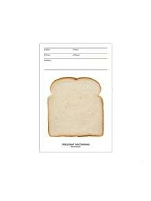 1pc Breakfast Theme Sticky Notes, 30 Sheets Minimalist Glass Cup Milk Memo Pads, Highly Attractive Check-In Plan To-Do List Planner Decoration Memo Paper, American Barcode To-Do List Memo Notepad Material For Students And Office, Suitable For School, Office, And Home Use - one-size - View 7