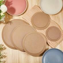 5pcs Wooden Pottery Mold Set Versatile Sizes For Ceramic & Clay Crafting Round Slump Molds For Handbuilding Dishes & Plates - 1 Set - View 5
