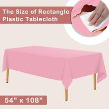 Disposable Table Covers - Berwarna merah muda - View 11