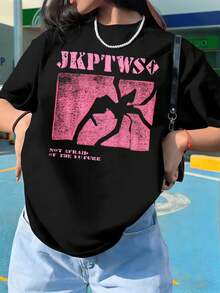 Women T-Shirts - Black - View 1
