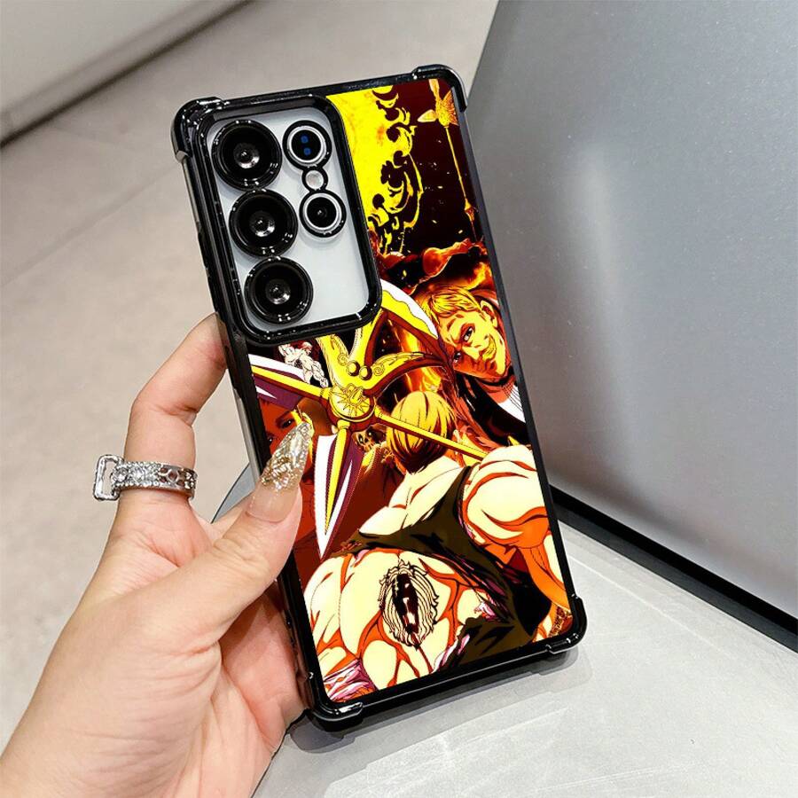 Phone Case - Anime 7D Sins Scanor Compatible With Samsung A17 A37 A57 A16 A26 A36 A56 For Galaxy A15 A25 A35 A55 A14 A24 A34 A54 A07 A06 A05S A04S A03S Transparent Case With Anti-Drop Coating And TPU Impact Protection - 混合色 1 - 查看 1