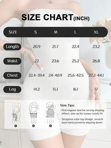 Women's Seamless Strapless Shaping Shorts, Anti-Slip | Essential For Waist Control, Butt Lift And Body Slimming - White - View 6