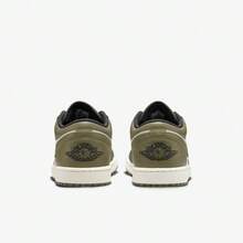 Nike Air Jordan 1 Low Men's Shoes 553558-092 - Dark Green - View 7