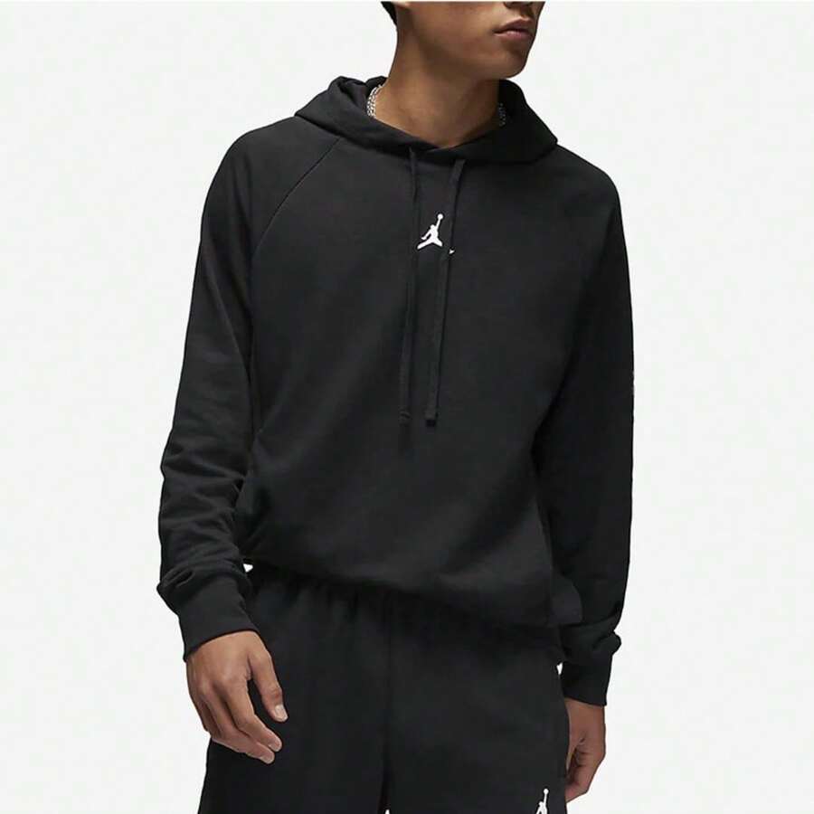 Nike/Air Jordan 男款運動休閒舒適寬鬆版型運動衫 DQ7328-010 - 黑色 - 查看 1