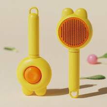 Cat Brush For Short Or Long Haired Cats Dogs Rabbits, Cute Dog Brush With Release Button For Massage And Removes Loose Fur - Multicolor - View 11