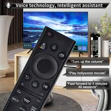 Compatible con control remoto de Smart TV: Reemplazo de control por voz para BN59-01385A, compatible con la mayoría de televisores Frame QLED LED LCD 8K 4K de 2018-2024 - Ver 6