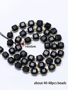 Natural Stone Colorful Faceted Square Beads, Faceted Square Loose Spaced Beads For Jewelry Making Diy Unique Bracelets, Necklaces, Earrings Crafts - Multicolor - View 35