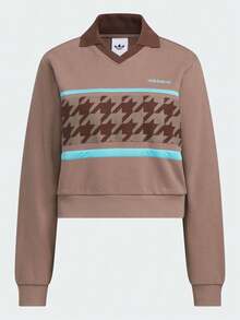 Adidas Originals 女款 HTTH SWEAT CREW 針織圓領運動衫 無帽 KC2690 - 棕色 - 查看 2