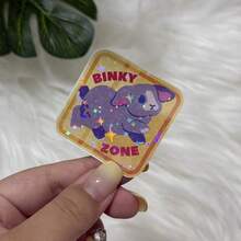 Binky Zone Bunny Sticker, Vinyl Laptop Decal Water Bottle Sticker, Funny Stickers, Cute Stickers, Laptop Sticker, Stickers, Sticker For Laptop - Star Film - View 9