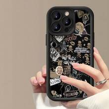 Tema de collage grunge de Black Nirvanafunda de teléfono Fundas compatibles con ,Apple,VIVO,OPPO,,, y Honor.Fabricadas en silicona TPU,ofrecen protección contra golpes y caídas. - Negro - Ver 2