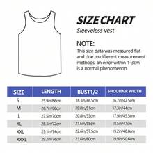 Camiseta sin mangas para hombre con estampado de letras y camuflaje, corte regular, informal, con diseño gráfico, para verano, top para uso diario, ropa masculina. - Blanco - Ver 6