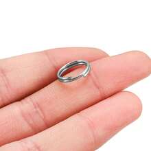 100pcs/Lot Stainless Steel Jump Ring Double Rings Double Loops Split ...