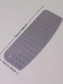 1pc Multi-Size Acrylic Sewing Marking Tool, Used For Marking Stitch Line Position And Threading, Equipped With Universal Curved Edge, Straight Edge And Double Corner Curved Design, Suitable For Marking And Ironing Of Pant Legs, Hems, Cuffs And Collars - Multicolor - View 8