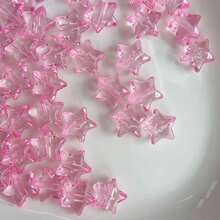 120pcs Multi-Color Transparent Five-Pointed Star Acrylic Beads, Loose Star Beads For Diy Bracelets, Necklaces, Earrings And Hair Accessories Handmade Crafts - Multicolor - View 16