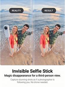 Insta360 X5 行動攝影機 | 相容 8K、防水、360° 全景行動攝影機 | 強大夜間拍攝能力,支援「隱形自拍棒」功能,100% 全新,僅已啟動 - 查看 11