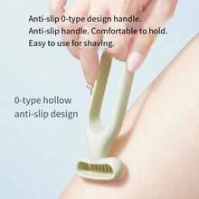 1 Set Portable Low-Irritation Armpit Hair Trimmer, Unisex Leg Hair Shaver, Hair Styling Tool, Beauty Tool, Exfoliating Tool, Razor, Essential For Summer Pool, Back To School And Travel - A - View 8