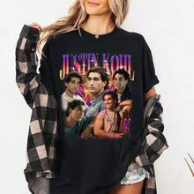 Justin Kohl Briar University Shirt, Hockey Romance Bookish T-Shirt, Off Campus inspiriertes Grafik-Shirt. - Schwarz - Übersicht 1