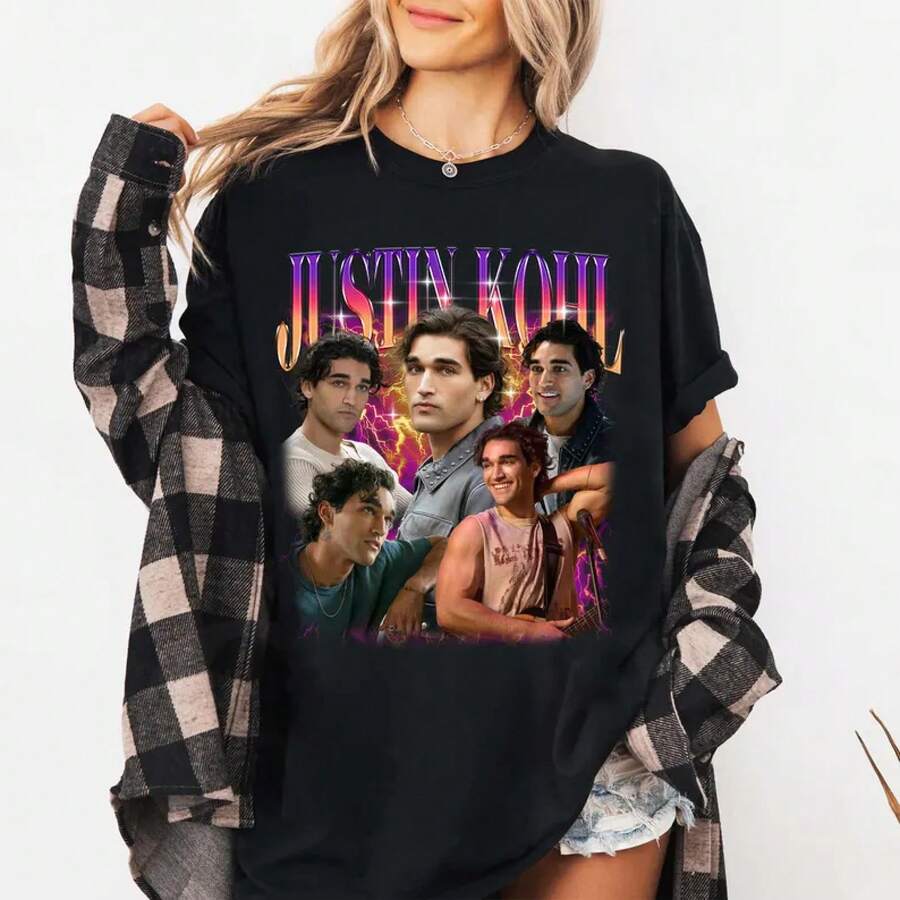 Justin Kohl Briar University Shirt, Hockey Romance Bookish T-Shirt, Off Campus inspiriertes Grafik-Shirt. - Schwarz - Übersicht 1