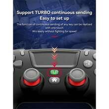 Game Controller Dental Controller Dual Vibration Handheld Game Console - Dusty Blue - View 3