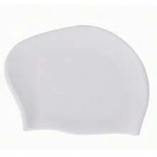 Plus Size Silicone Swim Cap For Women With Long Hair, Full Coverage, Waterproof, Comfortable, Non-Tight, Solid Color Swimming Cap - 彩色 - 查看 9
