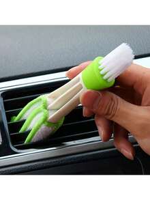 1pc Car Air Vent Cleaning Brush, Soft Bristle Interior Dusting Brush, Car Cleaning Tool, Automotive Accessory - Multicolor - View 4