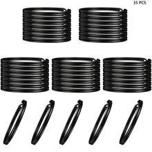 35pcs 1 Inch Metal Key Rings, Durable Round Open Key Rings, Suitable For Home, Office And Car Keys, Pet Tags, DIY Crafts And Keychain Lanyard Making - Aperture - View 13