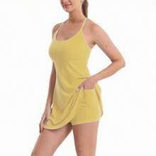 Conjunto de Camisola Deportiva Casual de Color Sólido para Mujer, Estilo Europeo y Americano, Novedad Verano 2026 - rosa - Ver 4