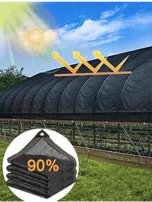 UV Protection Sun Shade Cloth With Eyelets, Aluminum Foil Shade Net, Breathable Balcony Privacy Screen, HDPE Heavy Duty Shade Cloth, Suitable For Greenhouse, And Plant Cultivation, Rectangular Shade Sail, Outdoor Gazebo, Backyard Sun Protection, Windproof Privacy Shade Net, Patio, Parking Lot Sun Screen, Shade Net, Shade Cloth, Shade Sail, Outdoor Sun Protection Screen, UV Protection Net - Shade Net - View 5