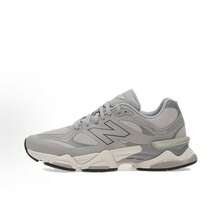 New Balance 9060 - Rain Cloud Grey, Sea Salt & Black Castlerock | Viral 2026 Chunky Platform Sneakers | Premium Suede & Mesh Breathable Trainers | Comfortable ABZORB Midsole Dad Shoes | Authentic Unisex High-Fashion Footwear - 銀灰 - 查看 3