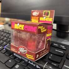 قطعة واحدة مكعب ضغط مرن متعدد النكهات مرخص، بتصميم Dr Pepper و Sprite و Pepsi، كتلة بناء حسية ناعمة ومرنة، لعبة تخفيف التوتر لامعة، مناسبة للعرض على المكتب وديكور رف مجموعة الهوايات - متعدد الألوان - مشاهدة 7