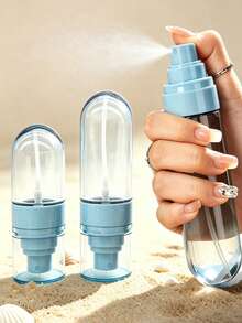Botol Semprot Motif Cangkang Biru - Botol Semprot Portabel dan Dapat Digunakan Kembali / Perlengkapan Perjalanan / Cocok untuk Minyak Esensial, Parfum, dan Losion Tubuh / Cocok untuk Salon Rambut, Dapur, Kamar Mandi, dan Taman (Pola Dipotong Secara Acak) - MultiWarna - View 9