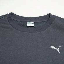 Puma 女款秋冬保暖內裡圓領套頭衫，休閒針織運動衛衣 62973769 - 深灰色 - 查看 3