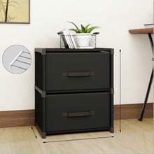 Wardrobe Storage, Autumn Home Decor. Multi-Functional, Medium Size Optional, Cube Storage Cabinet With Drawers, Dust-Proof Wardrobe, Shelves, Shoe Rack, Shoe Cabinet, Freestanding Display Rack, Free Assembly, Floor-Standing Storage Rack, Bookshelf - Multicolor - View 10