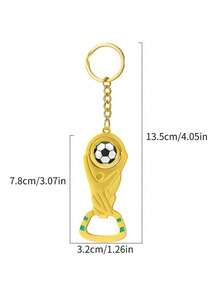1pc 2026 World Cup Bottle Opener, Customized Fan Souvenir, Multifunctional Keychain, High-Quality Design - View 8