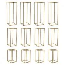 12 Pcs Metal Flower Stand With Hammer,Wedding Centerpieces,Party Decor, 3 Sizes - 1 - View 3