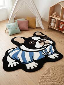 1pc French Bulldog Jersey Shaped Doormat, Small Rug, Welcome Mat, Carpet, Floor Mat, Outdoor Doormat, Kitchen Rug, Home Decor, Front Door Mat, Bedroom Rug, Outdoor Mat, Home Decor, Area Rug, Garden Rug, Washable Carpet - Multicolor 8 - View 2