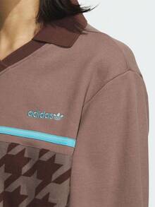 Adidas Originals 女款 HTTH SWEAT CREW 針織圓領運動衫 無帽 KC2690 - 棕色 - 查看 4