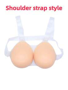 WANTES Invisible Silicone Breast Pads, Non-Adhesive, Teardrop-Shaped Inner Pads, Optional Strapless Or Strapped Style, Light Support, Comfortable All Day - Beige - View 17