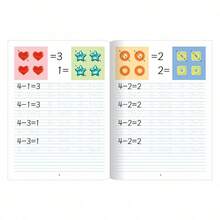1pc Spanish Alphabet & Vocabulary, Math Learning And Writing Practice Material. Designed To Teach Correct Writing Methods, It Is An Ideal Home Education Resource And A Great Gift. - A - View 7